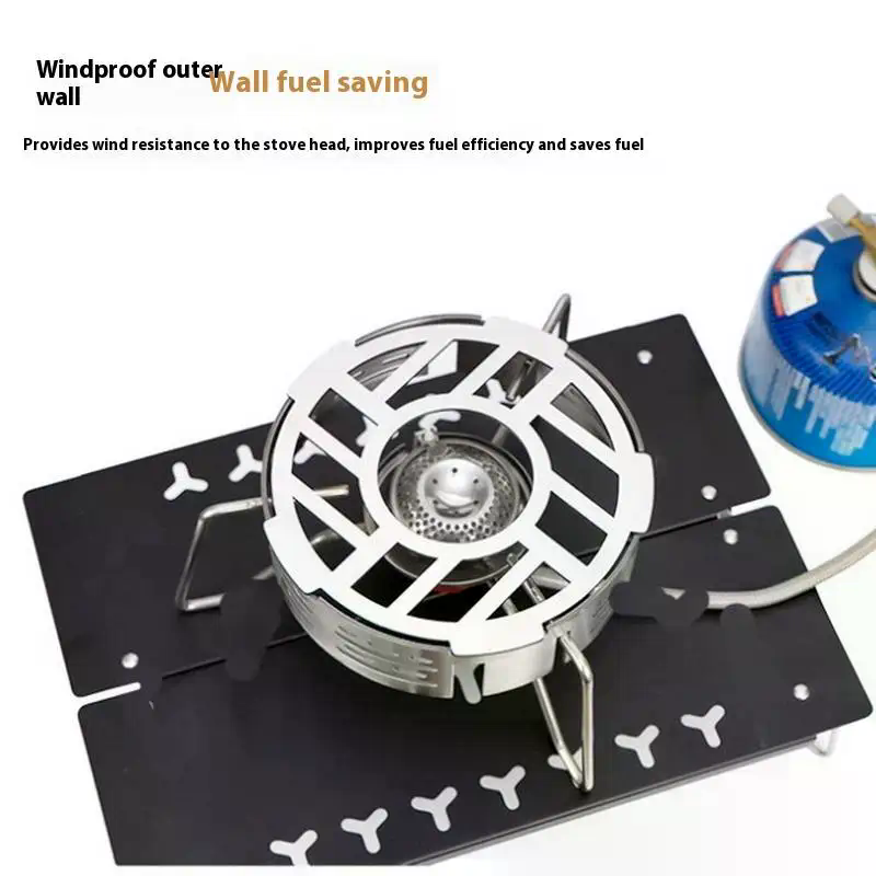 Outdoor Stove Windshield Porta - Camping Cooking Ring ulasan dan harga
