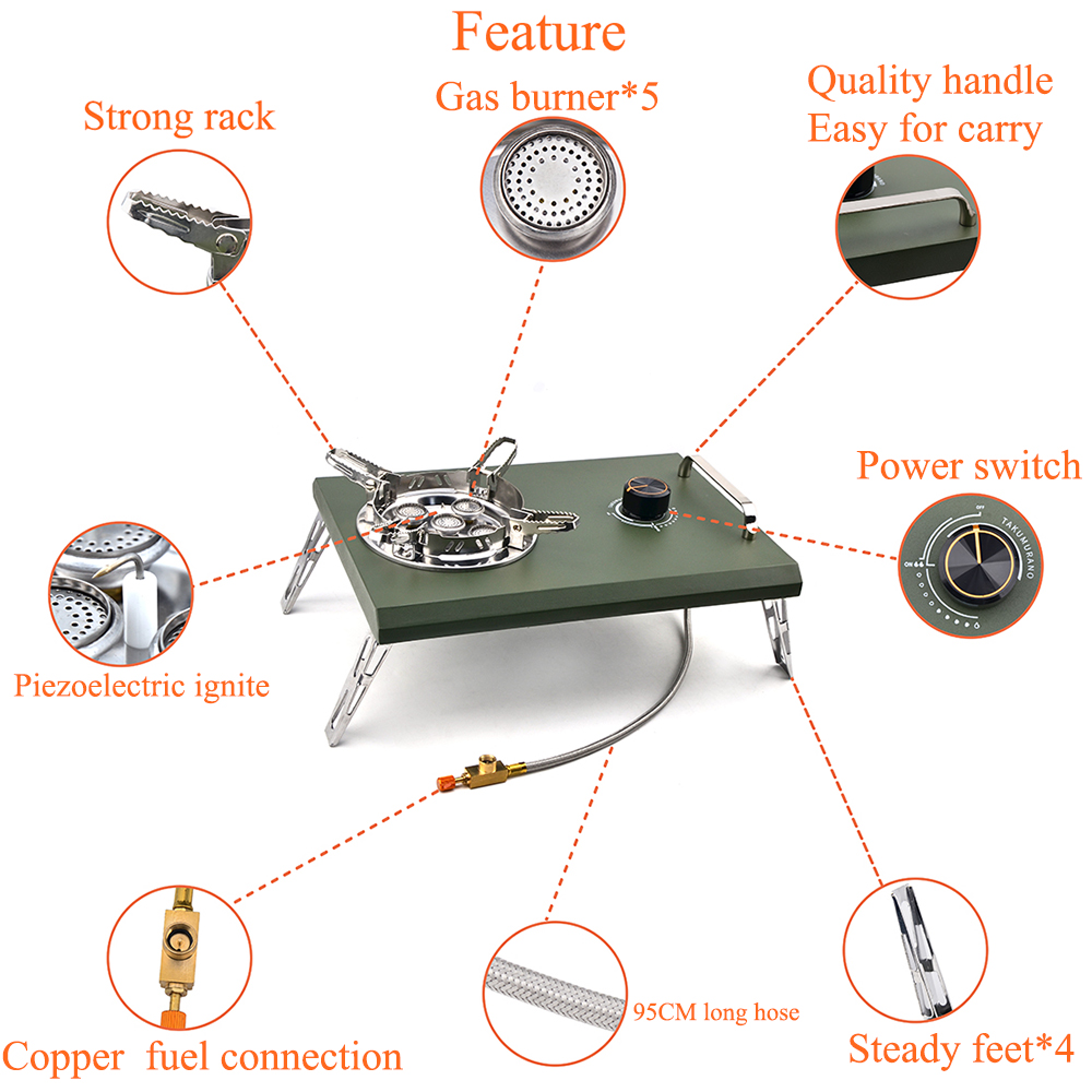 IGT Tabletop Stove 15800W Outd - Camping Cooking Equipment Gas ulasan dan harga