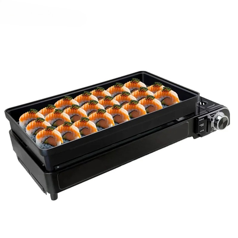 Outdoor Stainless Steel Grill  - Camping Cooking Gas Stove Portable Tool ulasan dan harga