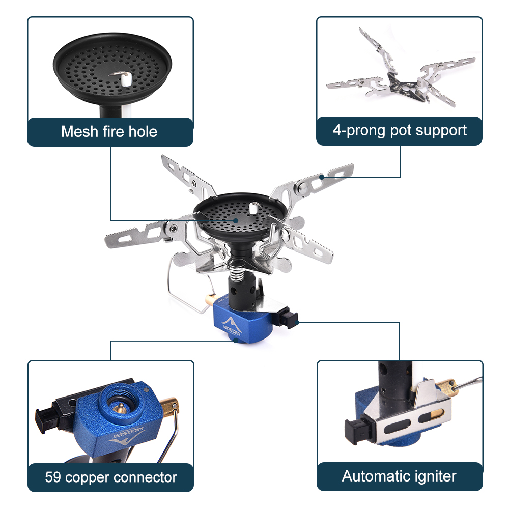 Outdoor Camping Gas Burner Out - Camping Cooking Pan ulasan dan harga