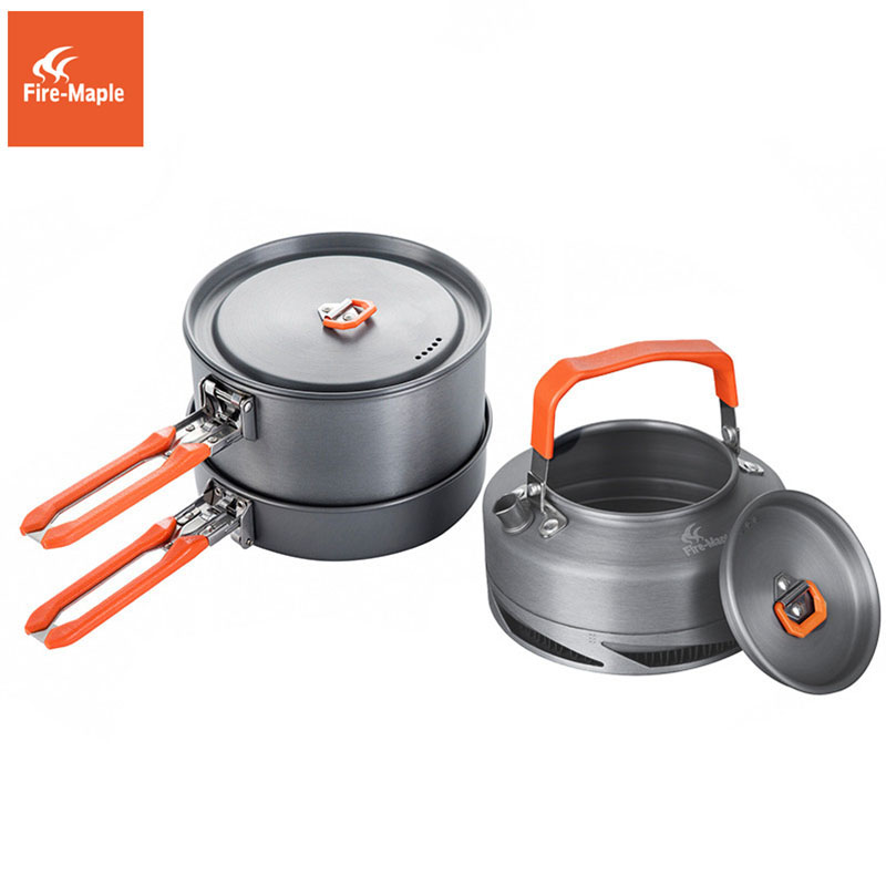 Fire Maple Camping Cookware Ut - Camping Cooking Set With Kettle ulasan dan harga