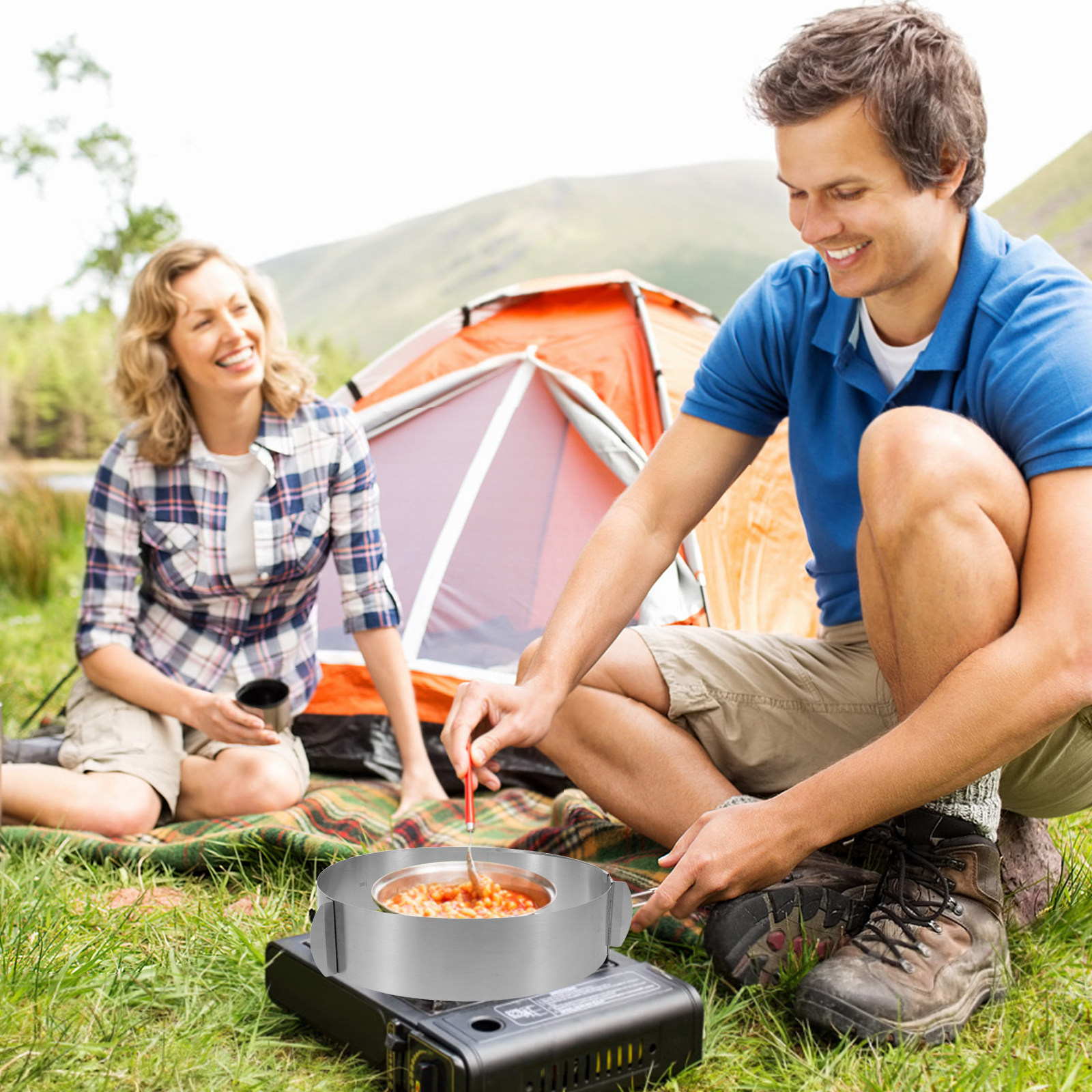 Stainless Steel Windshield Win - Camping Cooking Wind Blocker ulasan dan harga