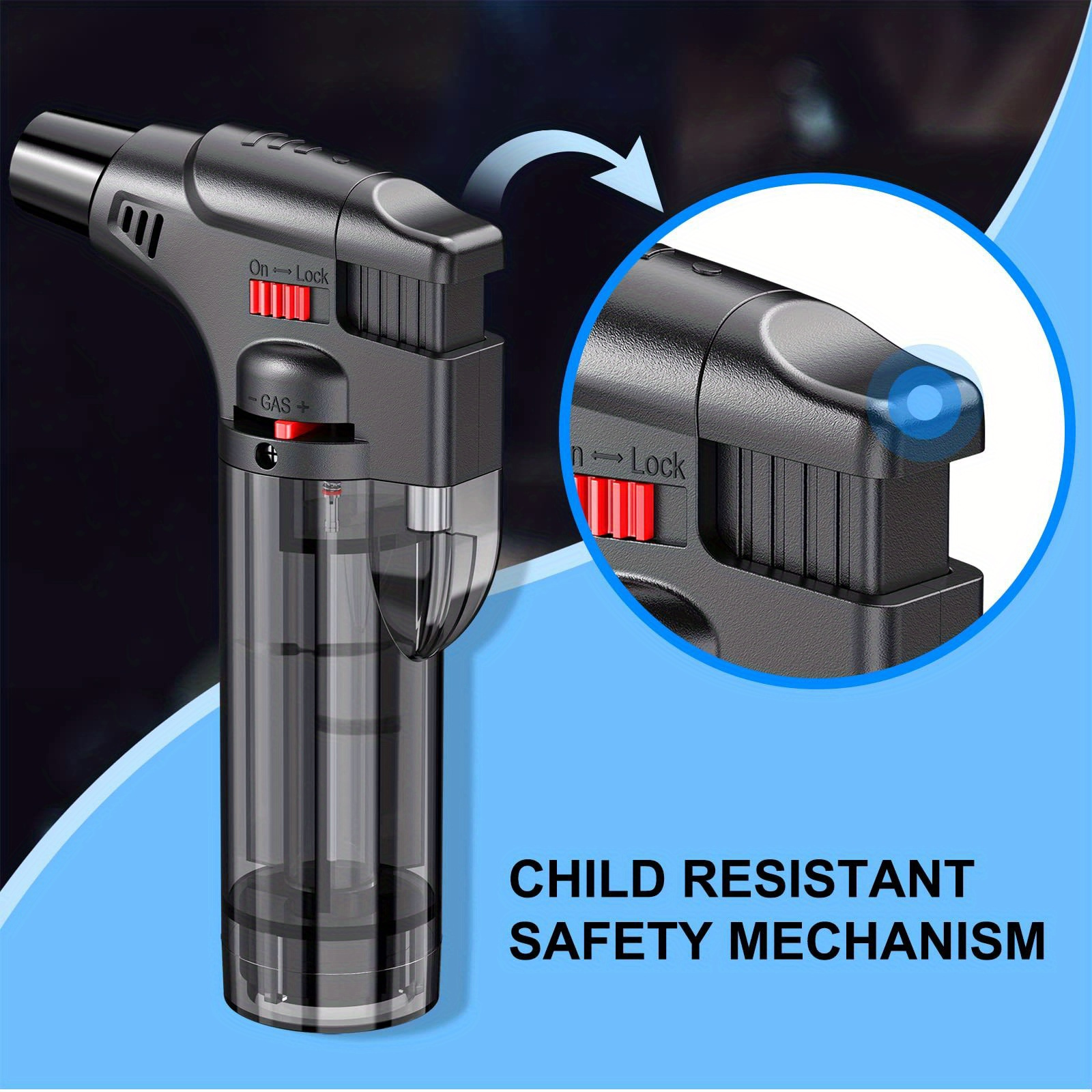 6PCS Spray Gun Jet Butane Gas  - Camping Cooking Torch ulasan dan harga