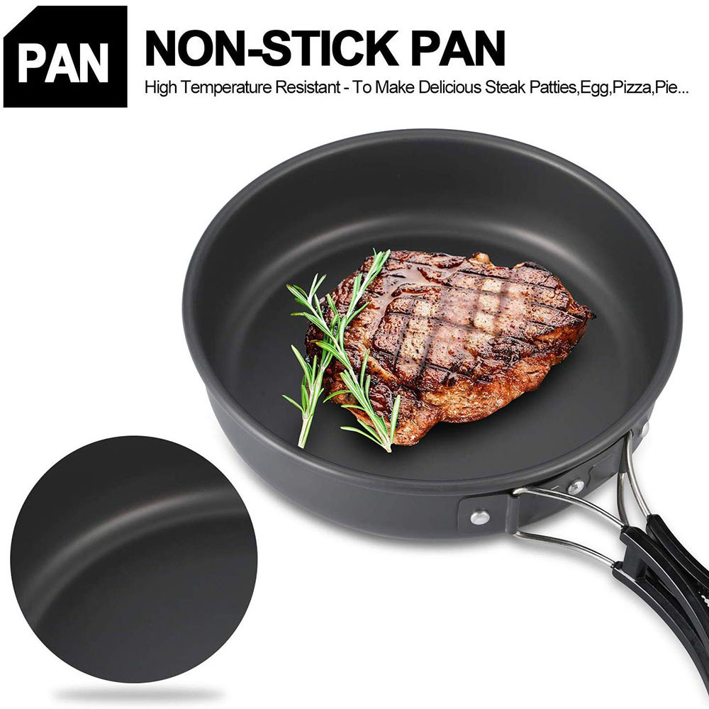 Outdoor camping cookware set m - Camping Cooking Pan ulasan dan harga