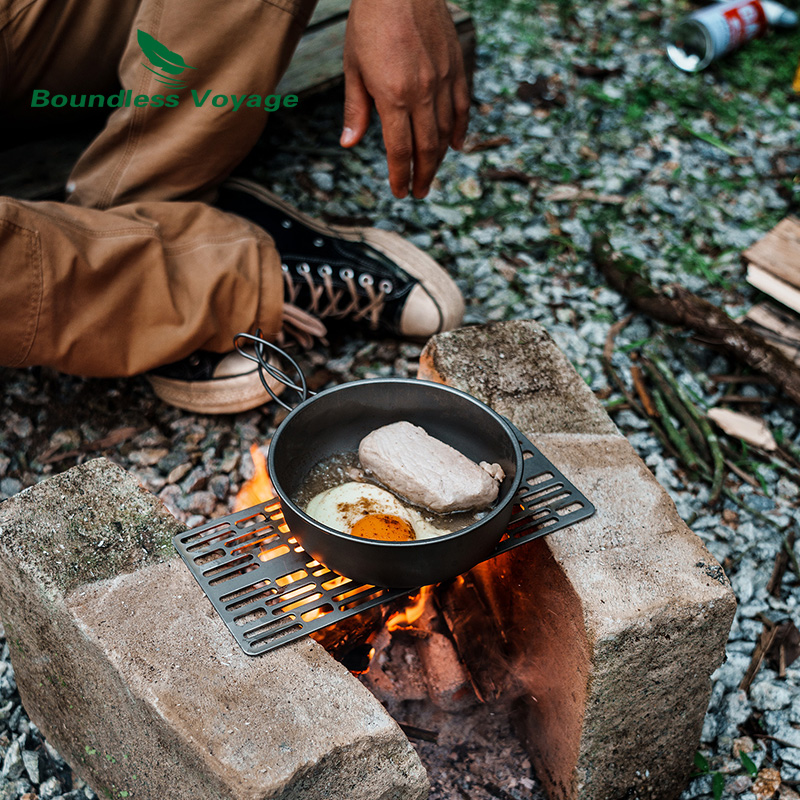 Boundeless Voyage Outdoor Camp - Camping Cooking Pan ulasan dan harga