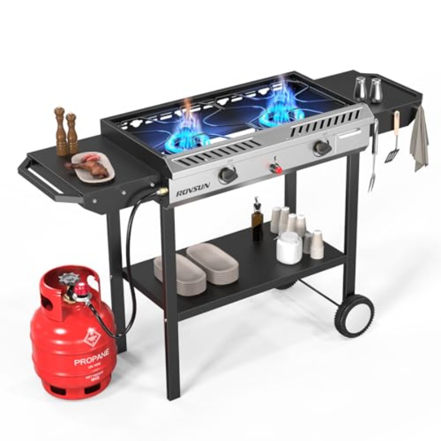 Backyard patio cooking: stainl - Camping Cooking Propane ulasan dan harga