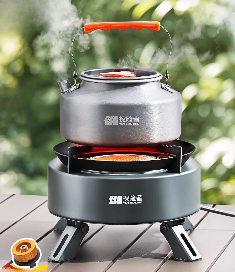 Portable Split Gas Stove Outdo - Camping Cooking Box Set ulasan dan harga