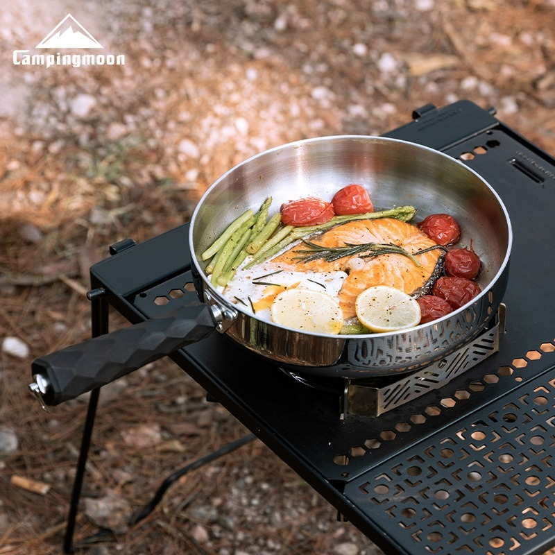 CAMPINGMOON CC-23 camping thre - Camping Cooking Pan ulasan dan harga