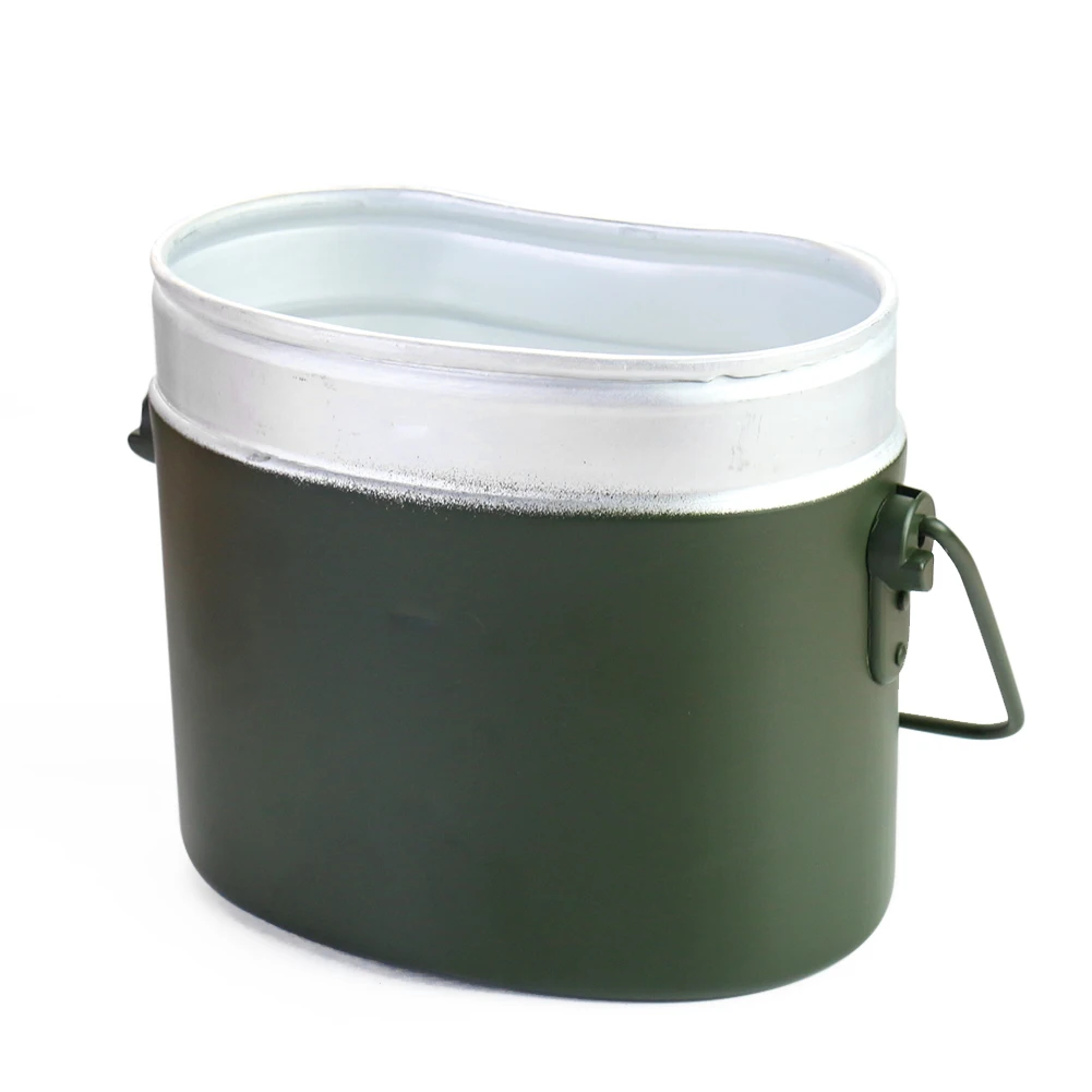 Portable Alloy Pot and Bowl Lu - Camping Cooking Box Set ulasan dan harga