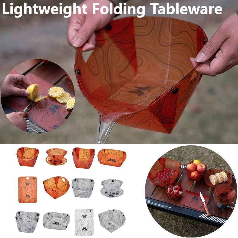Foldable Camping Tableware Por - Camping Cooking Plate ulasan dan harga